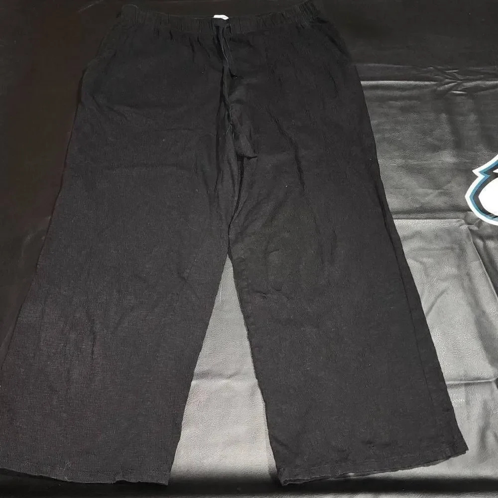 Urban Outfitters Womens Black Wide Leg Crop Pants XL